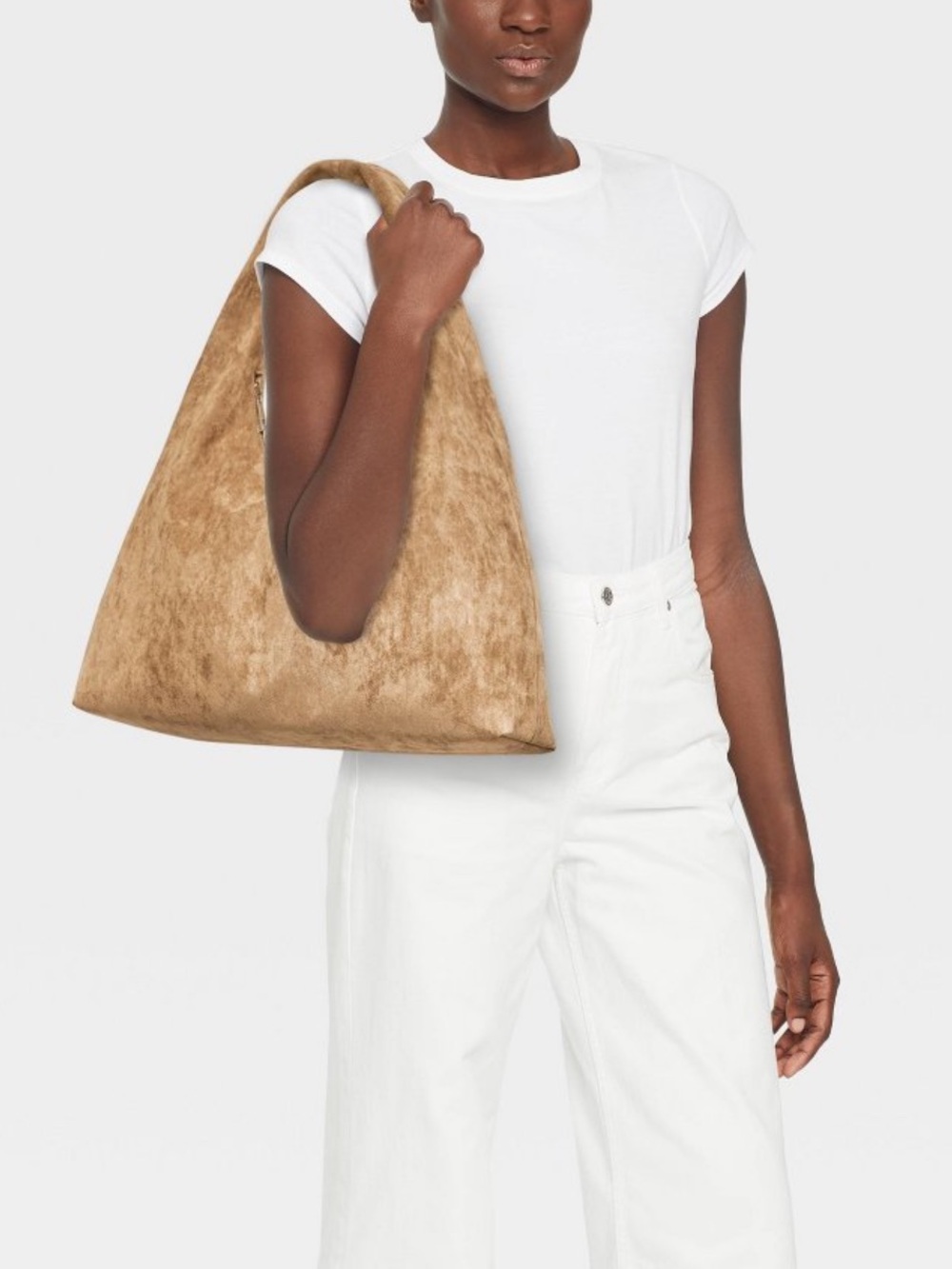 Brand new with tags Faux Suede Soft Shoulder Bag - A New Day
